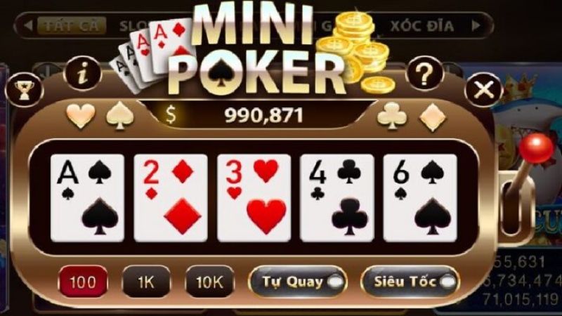 Bật mí bí quyết chơi game Nổ hũ Mini Poker ăn thưởng lớn